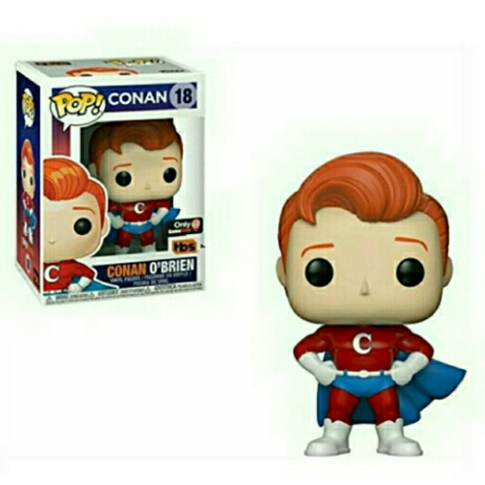 Funko Pop Conan O'Brien #18 Superhero Suit NEW